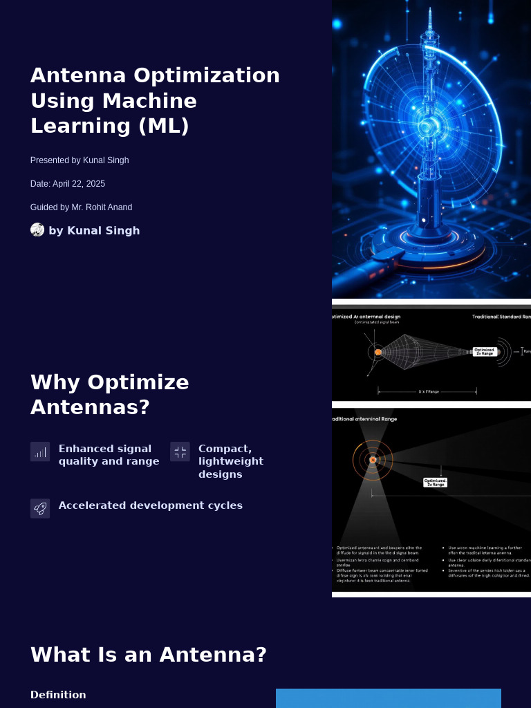 Machine Learning for Antenna Optimization | PDF | Machine Learning ...