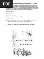 Winnie the Pooh | PDF | Winnie The Pooh | Fictional Bears