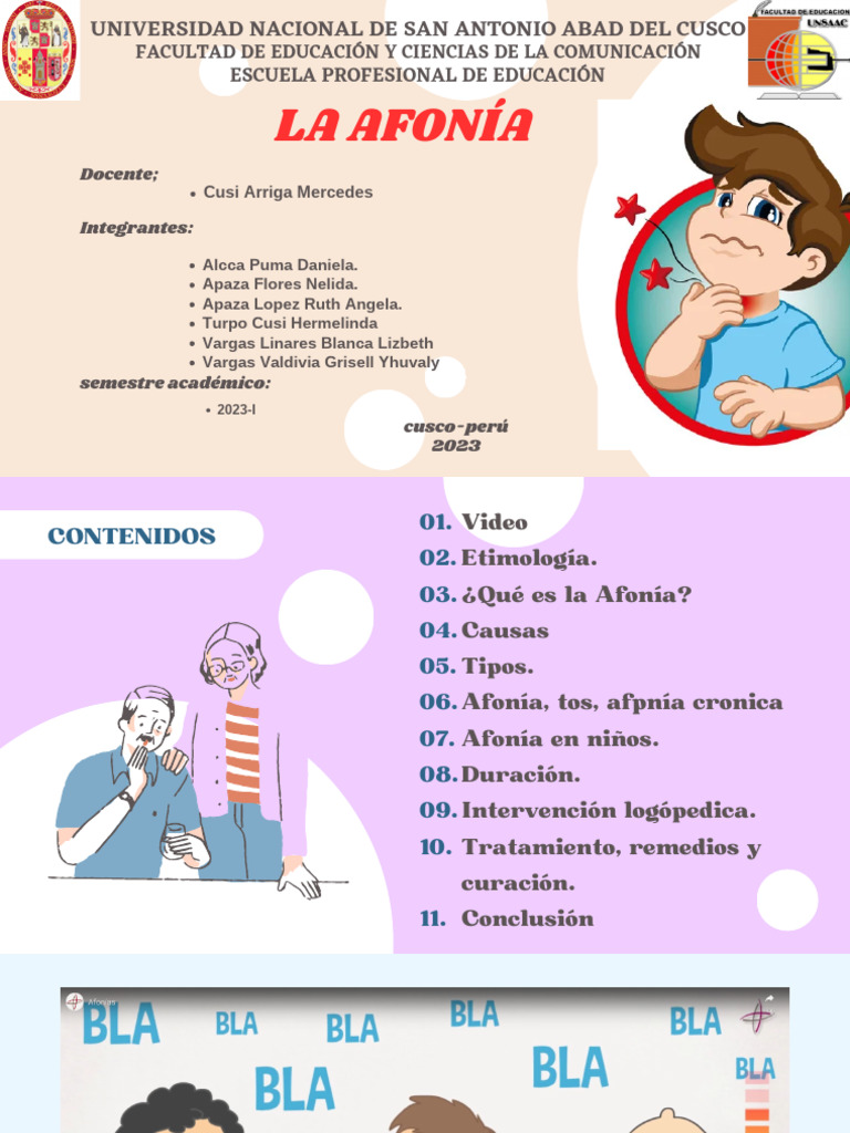 Tratamiento y causas de la afonía | PDF | Tos | Enfermedades y trastornos