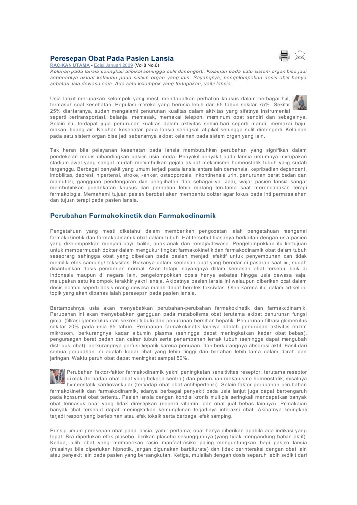 Peresepan Obat Pada Pasien Lansia