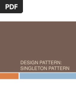 Design Pattern: Singleton Pattern