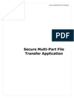 Secure Multi Part File Transfer