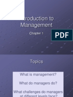 Introduction To Management Class