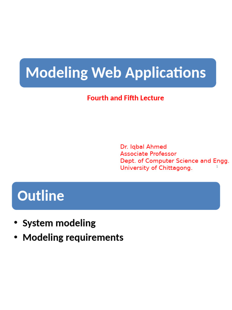 Ch03 Modeling Web Applications 2 | PDF | Use Case | Unified Modeling ...