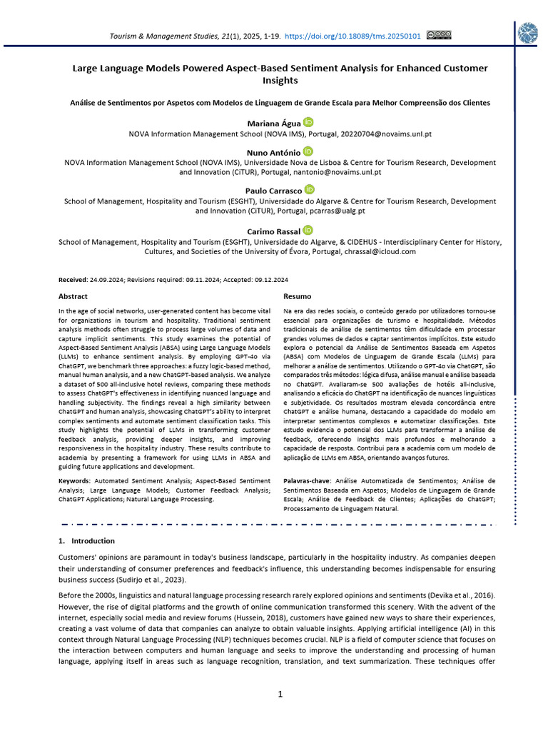 Large Language Models Powered Aspect Bas | PDF | Artificial ...