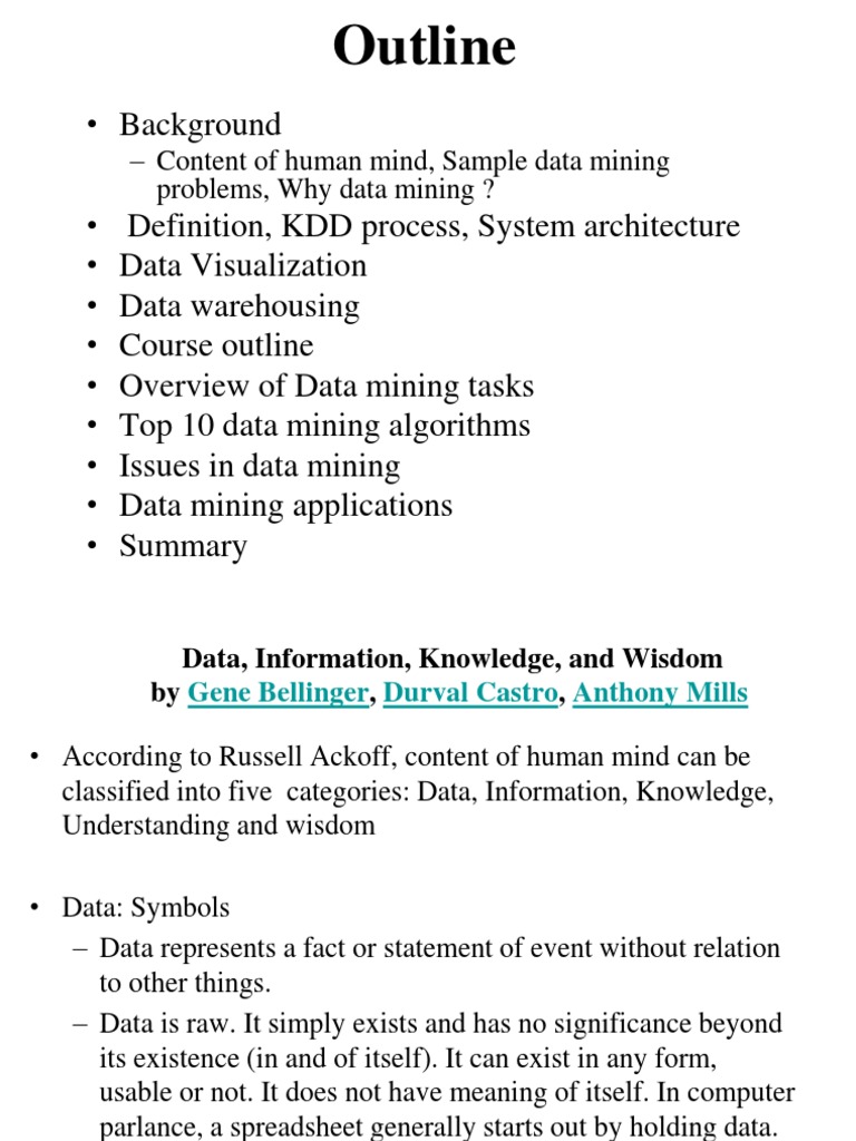 dwdm intro | data mining | data warehouse
