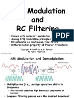 I-Q Modulation and RC Filtering