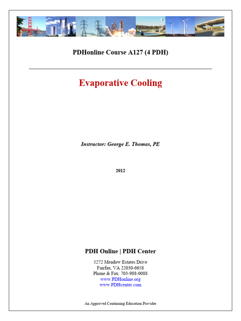 A127 Evaporative Cooling | PDF | Air Conditioning | Humidity