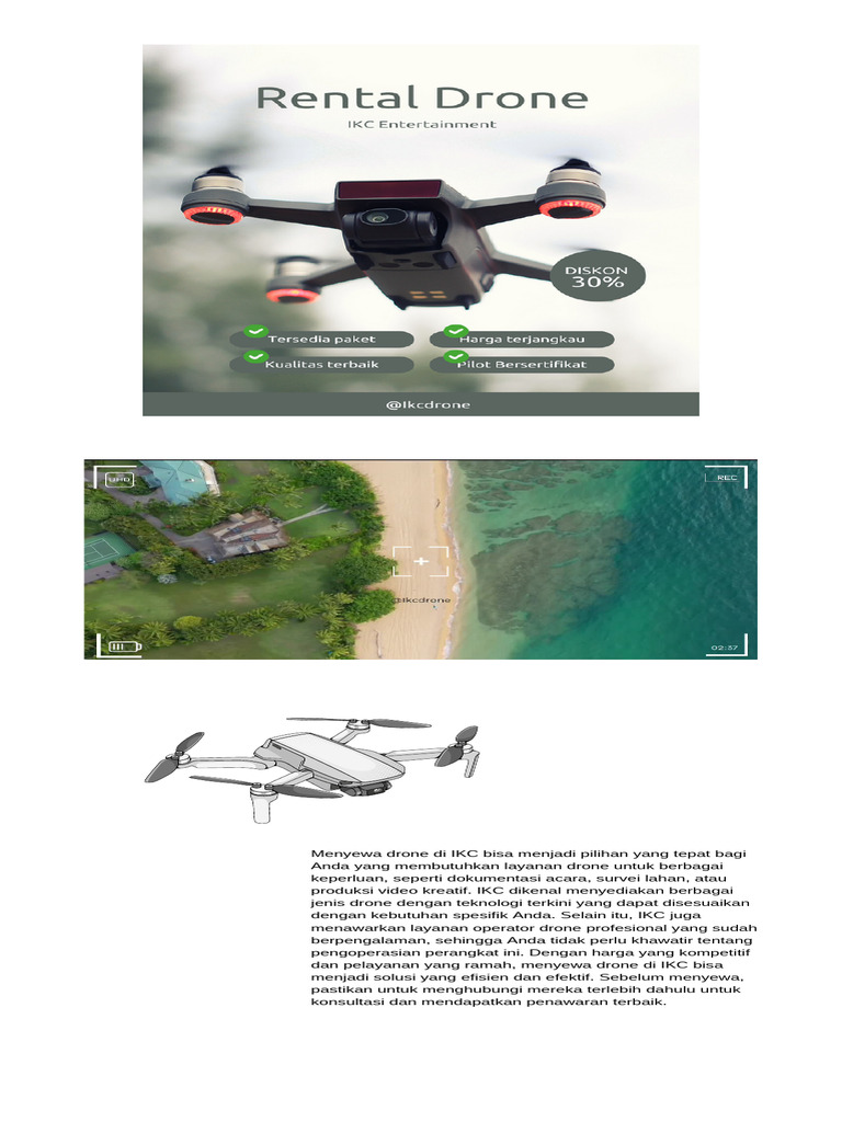 Sewa Drone Profesional di IKC | PDF
