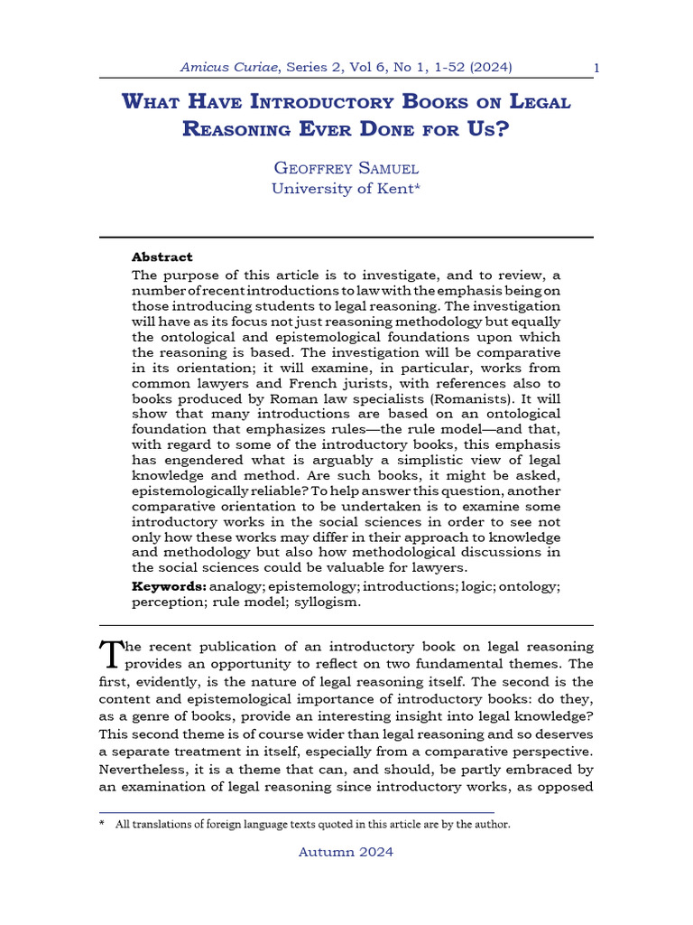 AC+2 6 1 2+samuel+ | PDF | Reason | Epistemology
