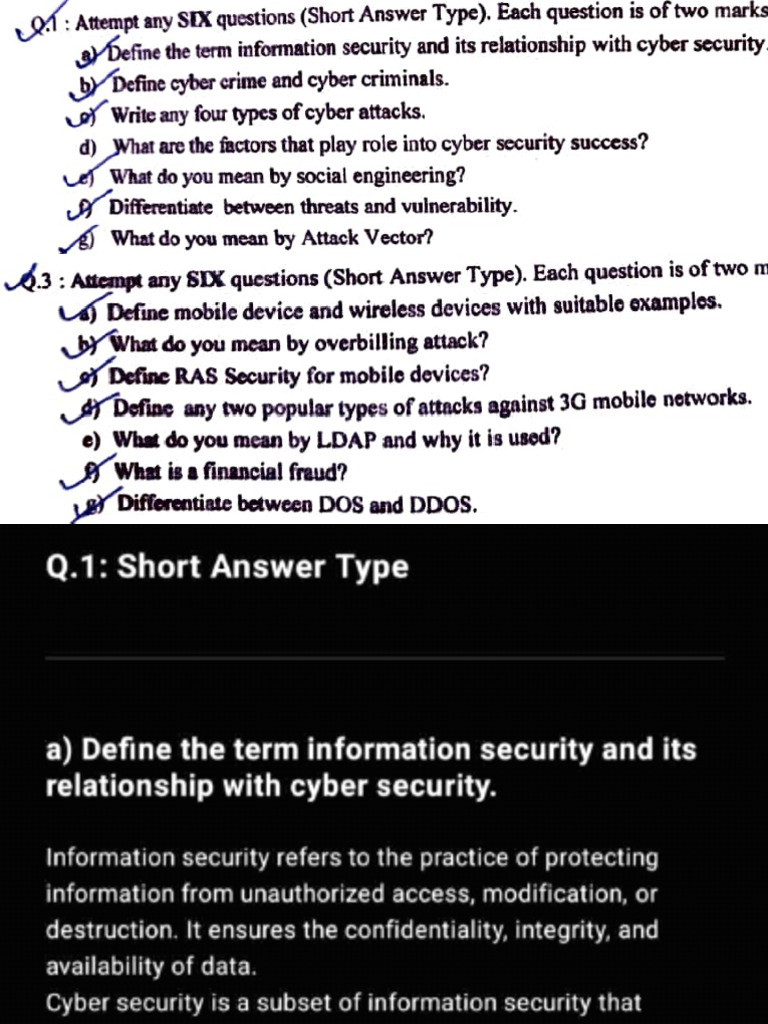 Cybersecurity Concepts and Attacks Explained | PDF | Security ...