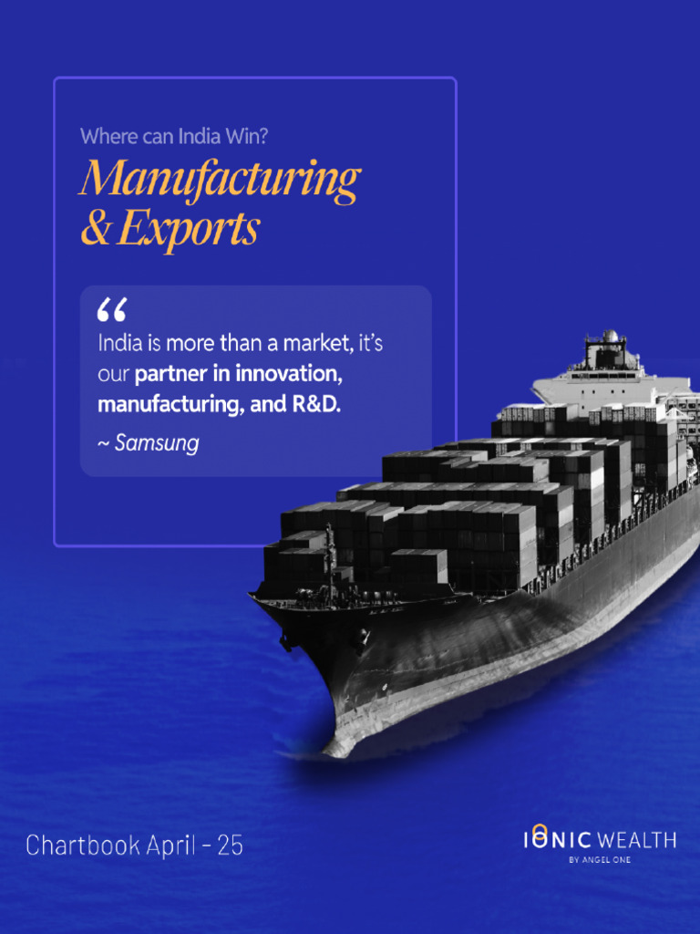 Chartbook - Manufacturing and Exports - Where Can India Win | PDF ...