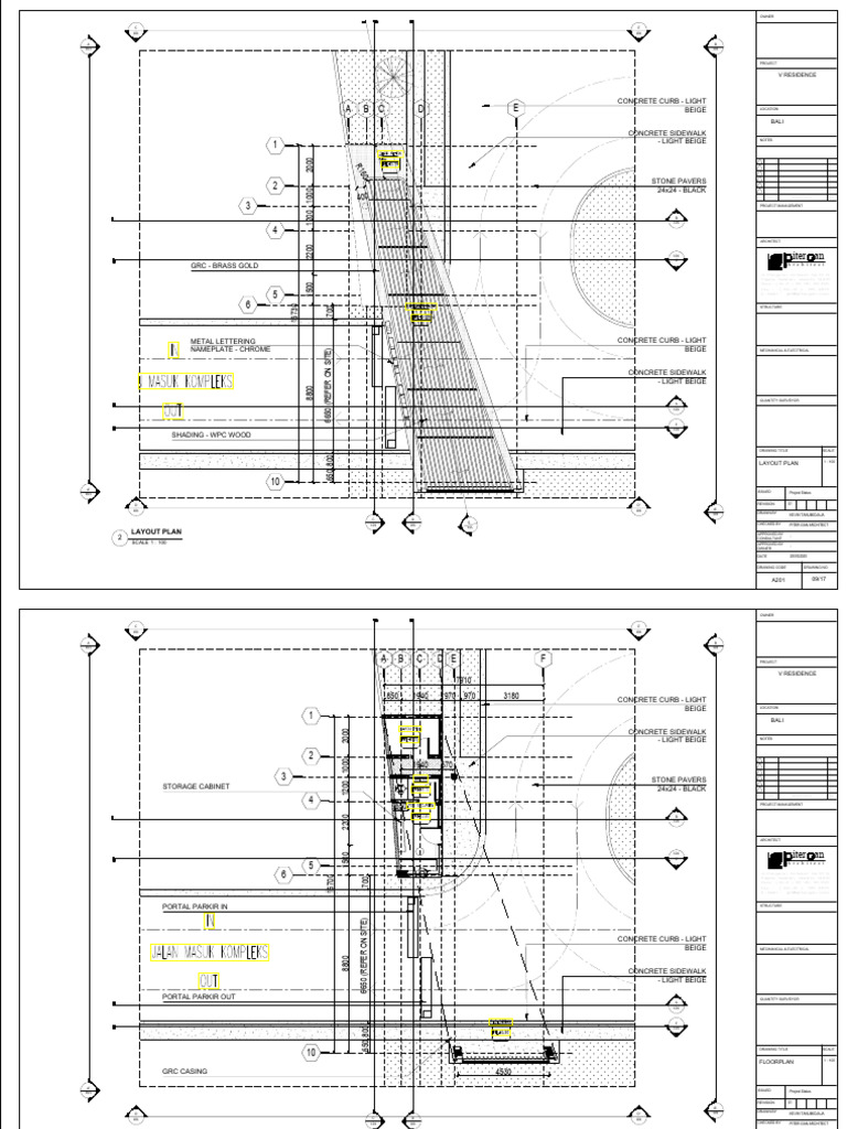 V Residence Entrance Gate Design | PDF