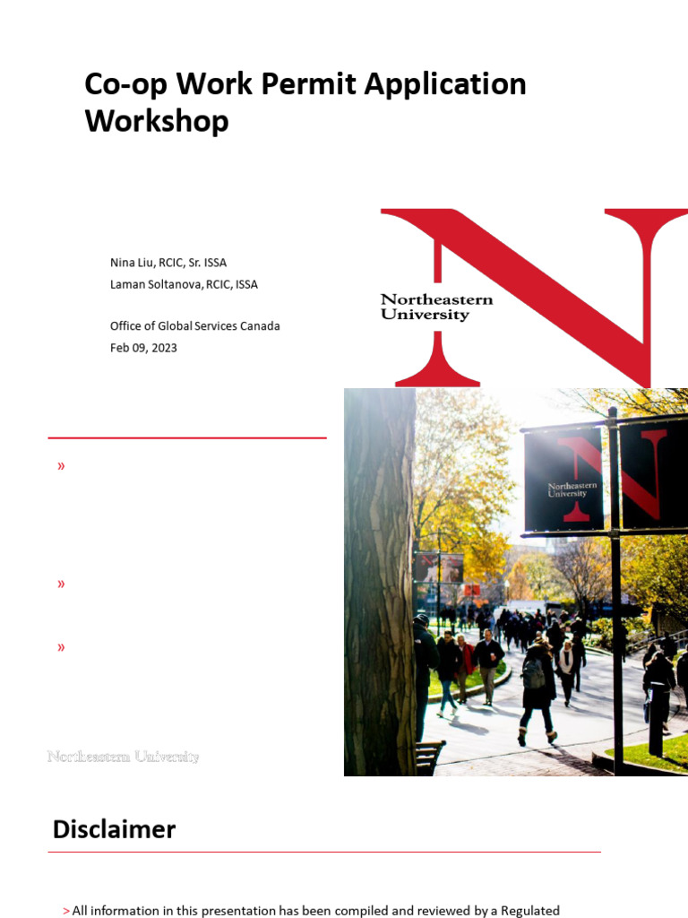 Feb23 Co-Op Work Permit Application Workshop | PDF | Immigration ...