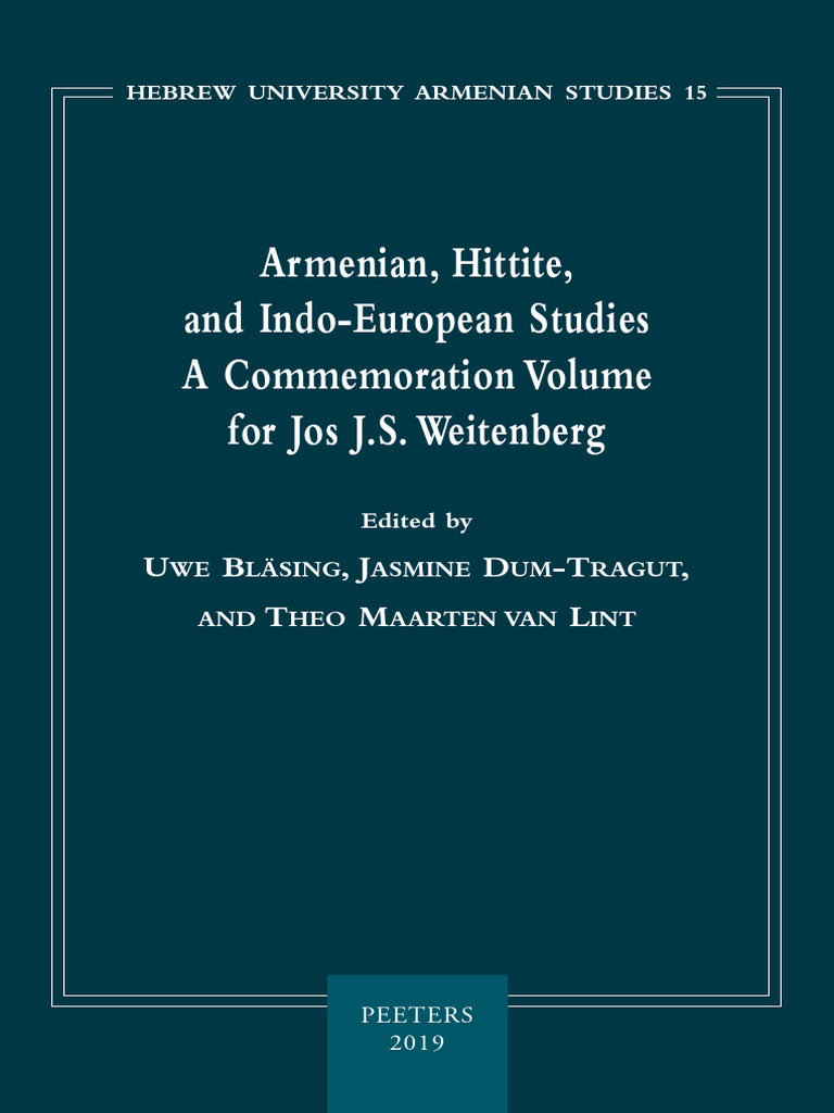 Commemoration of Jos J.S. Weitenberg | PDF | Linguistics