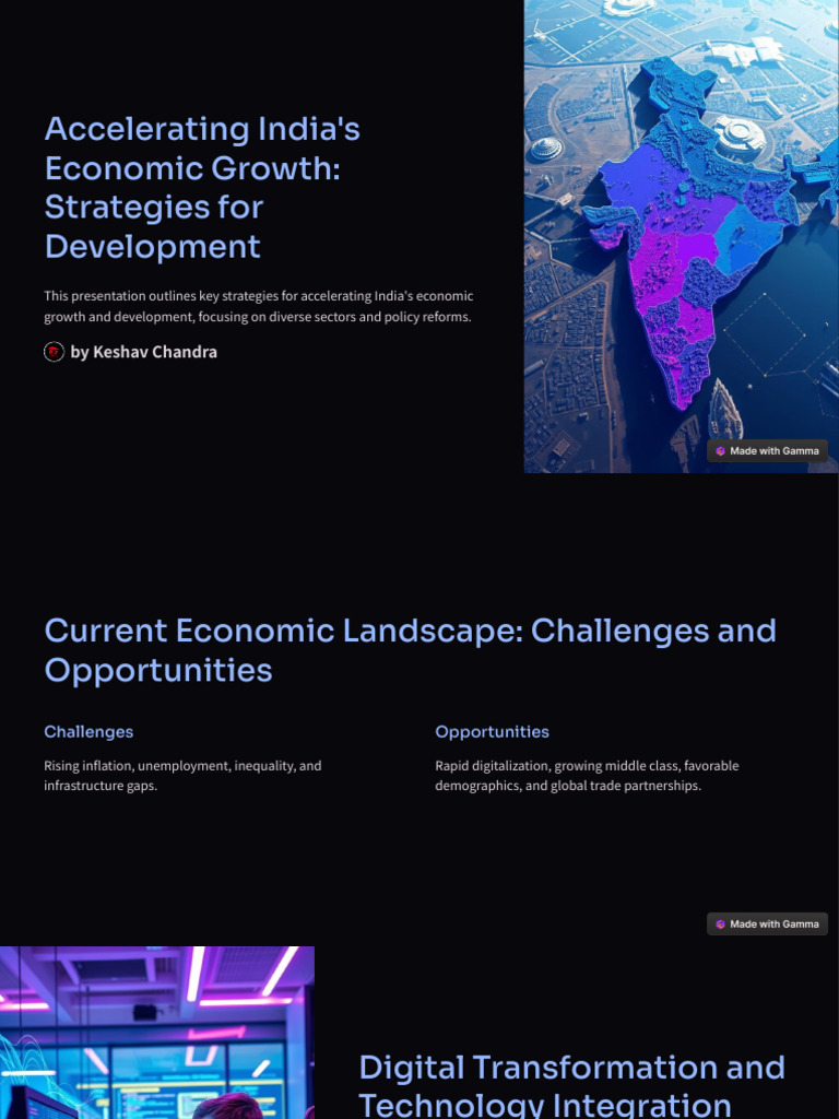 Accelerating Indias Economic Growth Strategies For Development | PDF ...