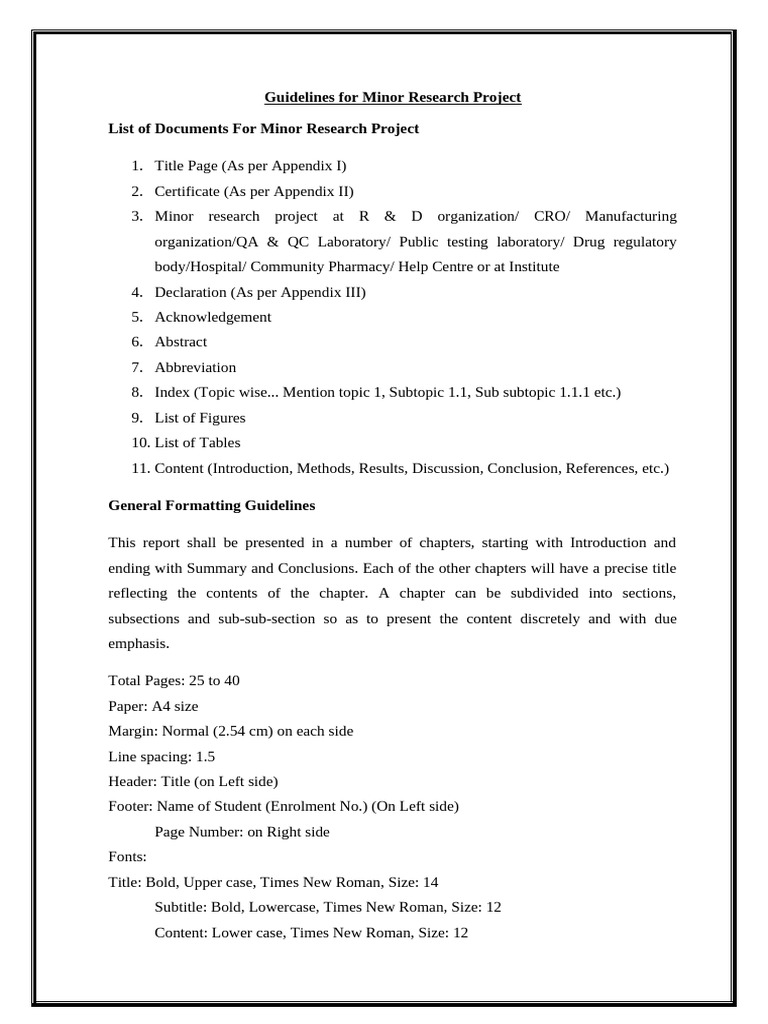 Guidelines For 8th Sem | PDF | Letter Case