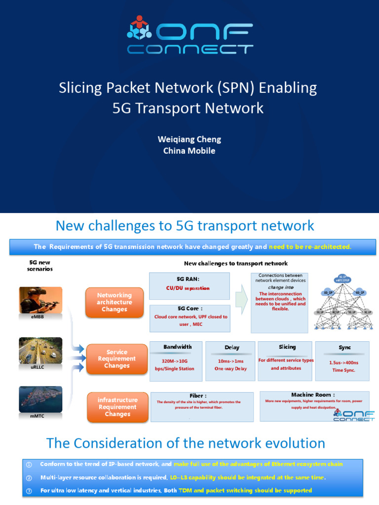 2.45pm Weiqiang Cheng Slicing Packet Network SPN Enabling 5G Transport ...
