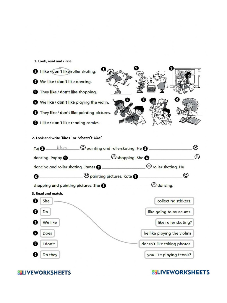 Worksheet 2314106 | PDF
