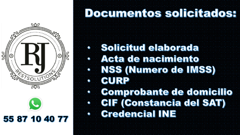 Documentos Solicitados | PDF