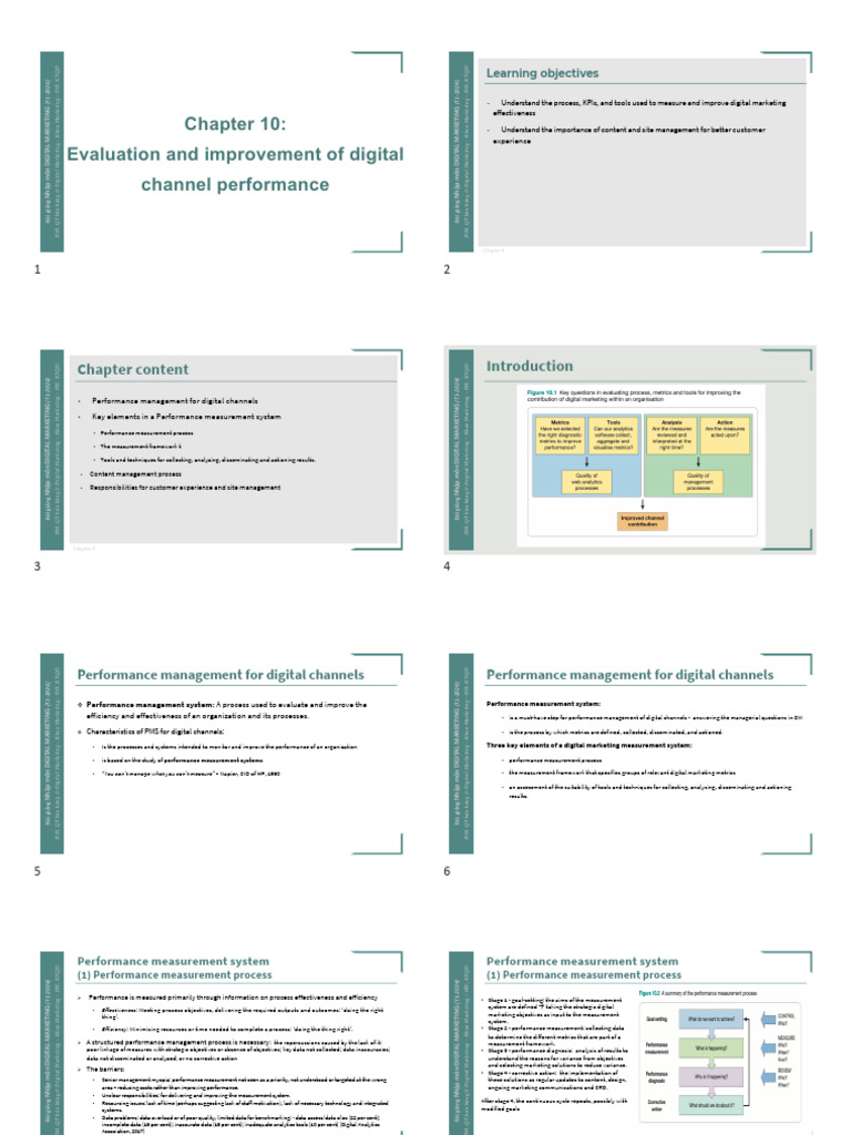 InDM 2024. Chapter 10 | PDF | Performance Indicator | Digital Marketing
