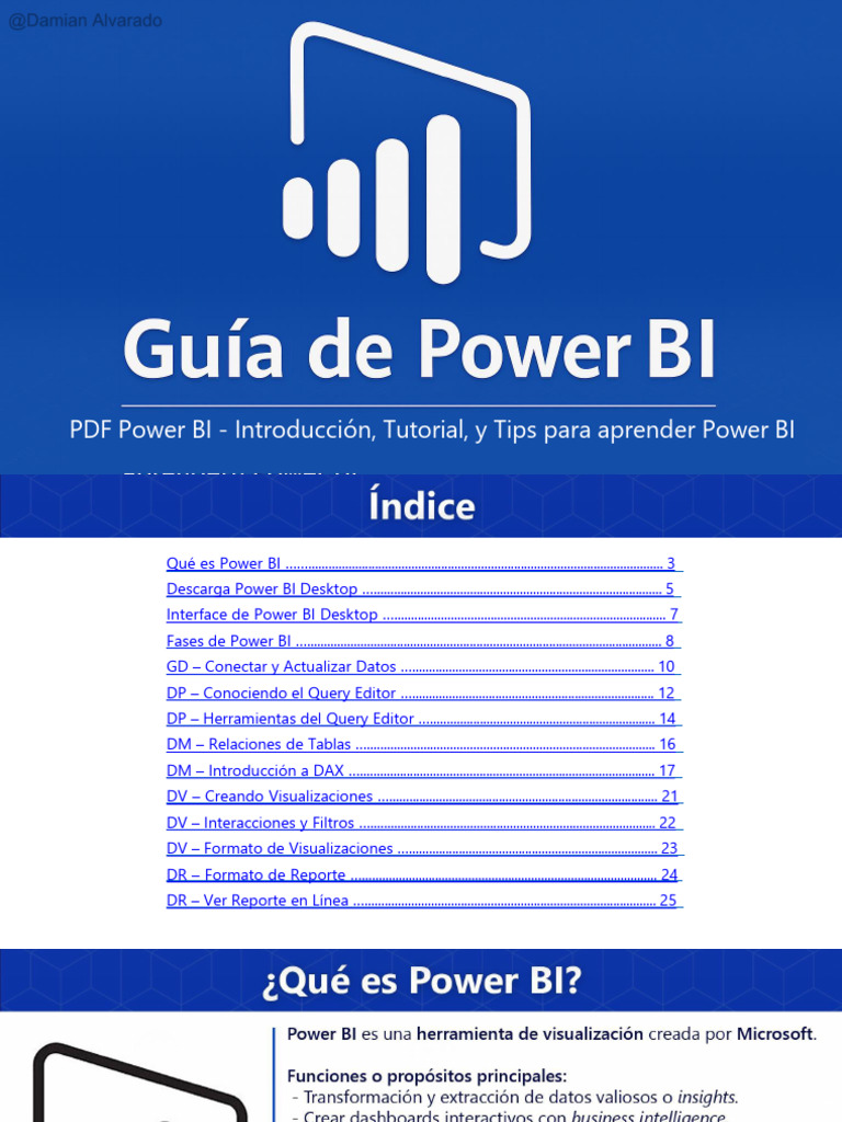 Guía Completa de Power BI: Tutorial y Tips | PDF