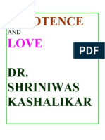 Impotence and Love Dr. Shriniwas Kashalikar