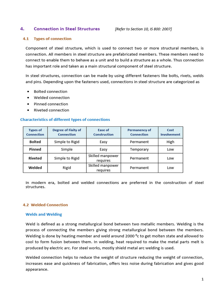 Connection in Steel Structures | PDF | Screw | Bending