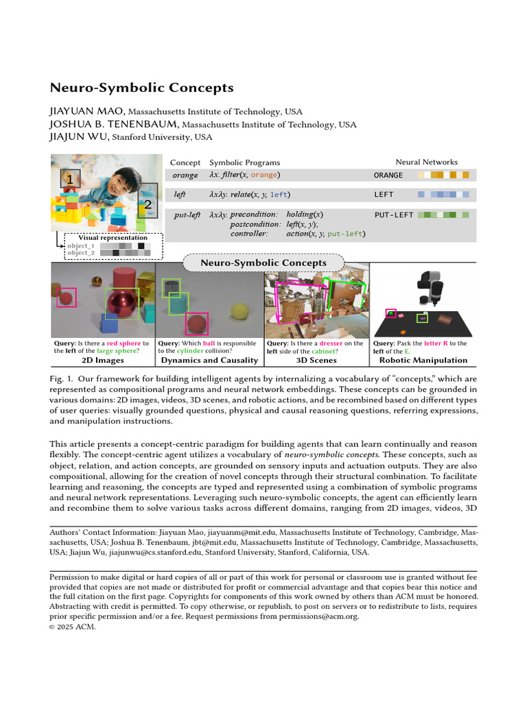 Neuro-Symbolic Concepts for AI Agents | PDF | Artificial Intelligence ...