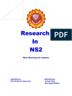 Research in NS2: New Discovery in Science