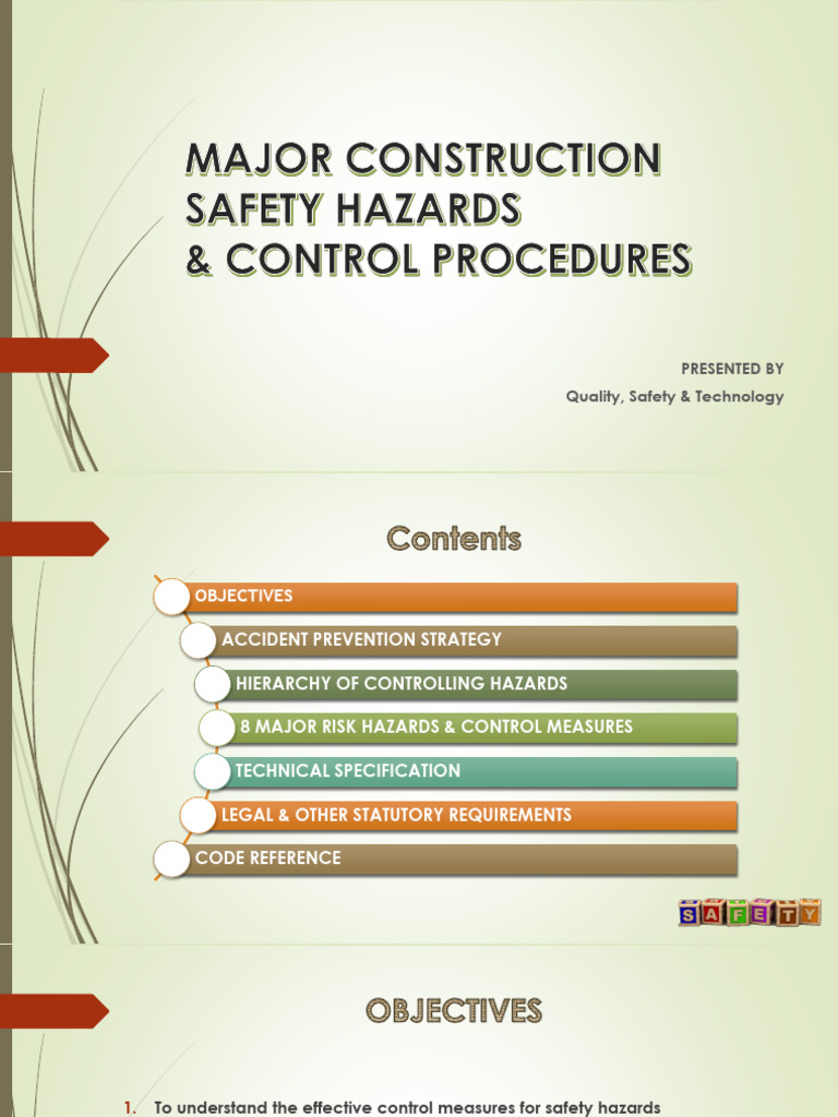 8 Major Risk Hazards 140219 | PDF | Crane (Machine)