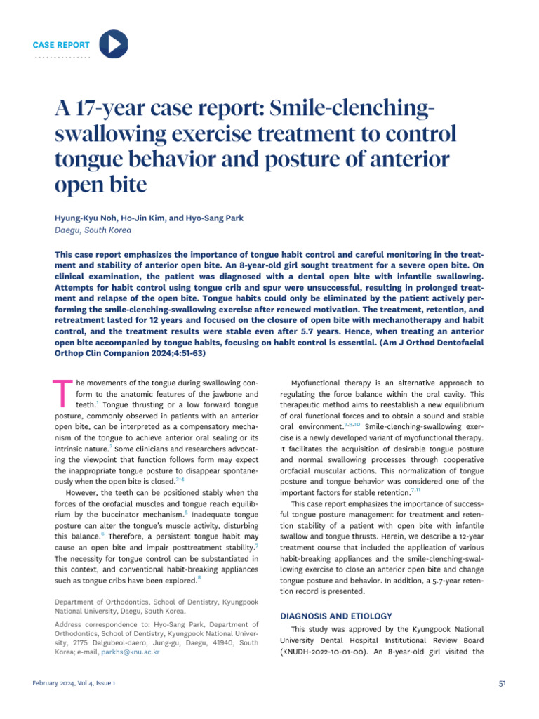 AOB and Exercises | PDF | Orthodontics | Dentistry Branches