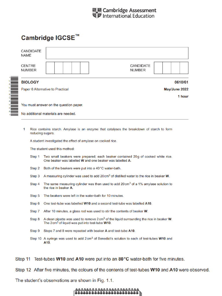 2022 Mayjune Paper 61 | PDF