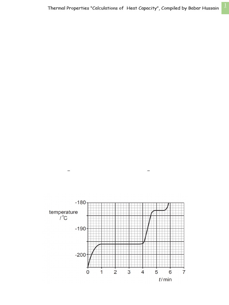 Heat Capacity Calculations Guide | PDF | Heat Capacity | Heat