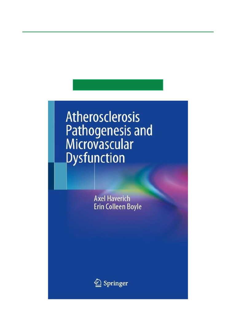 Atherosclerosis and Microvascular Dysfunction | PDF