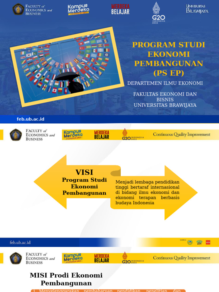 Kurikulum Program Studi Ekonomi Pembangunan | PDF