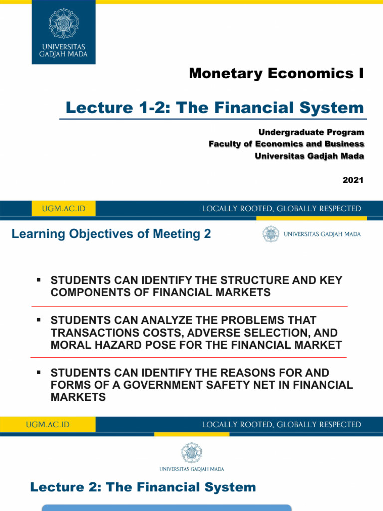 2 Week 2 - Financial System | PDF | Securities (Finance) | Financial ...