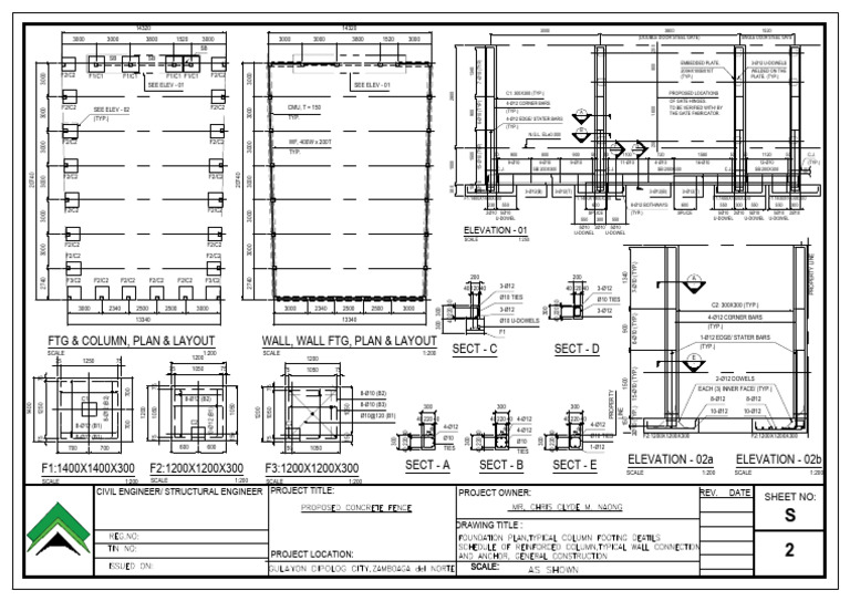Structural Plan and Layout Details | PDF