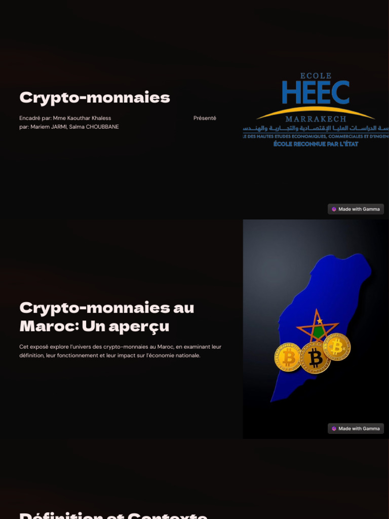 Crypto Monnaies | PDF | Crytomonnaies | Économie