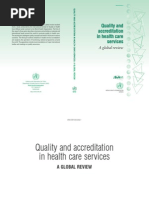 WHO Report - Quality - Accreditation