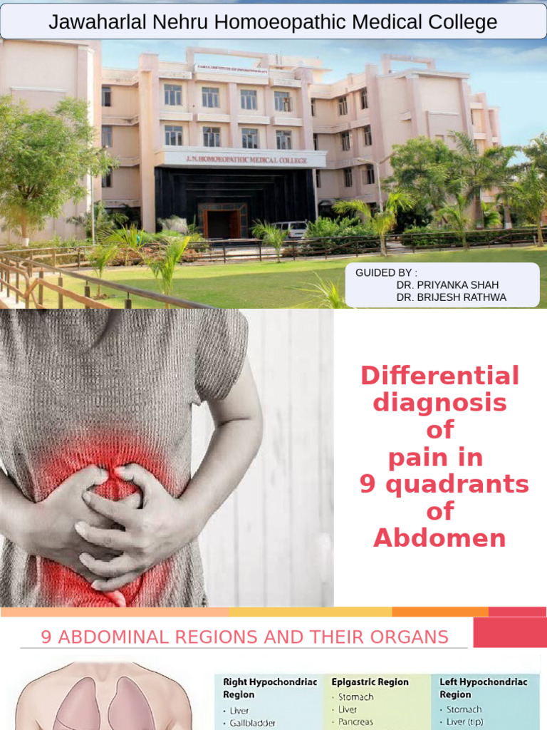 Differential Diagnosis of Abdominal Pain | PDF | Liver | Medical ...