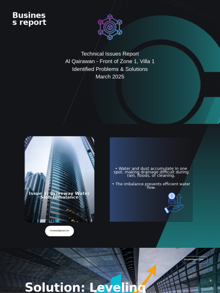 Black and Green Modern Finance Business Report Presentation 2 | PDF