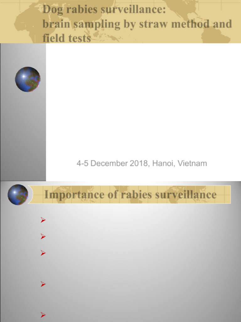 03 - Rabies Surveillance and Field Diagnoses-Hanoi20181204-New | PDF ...