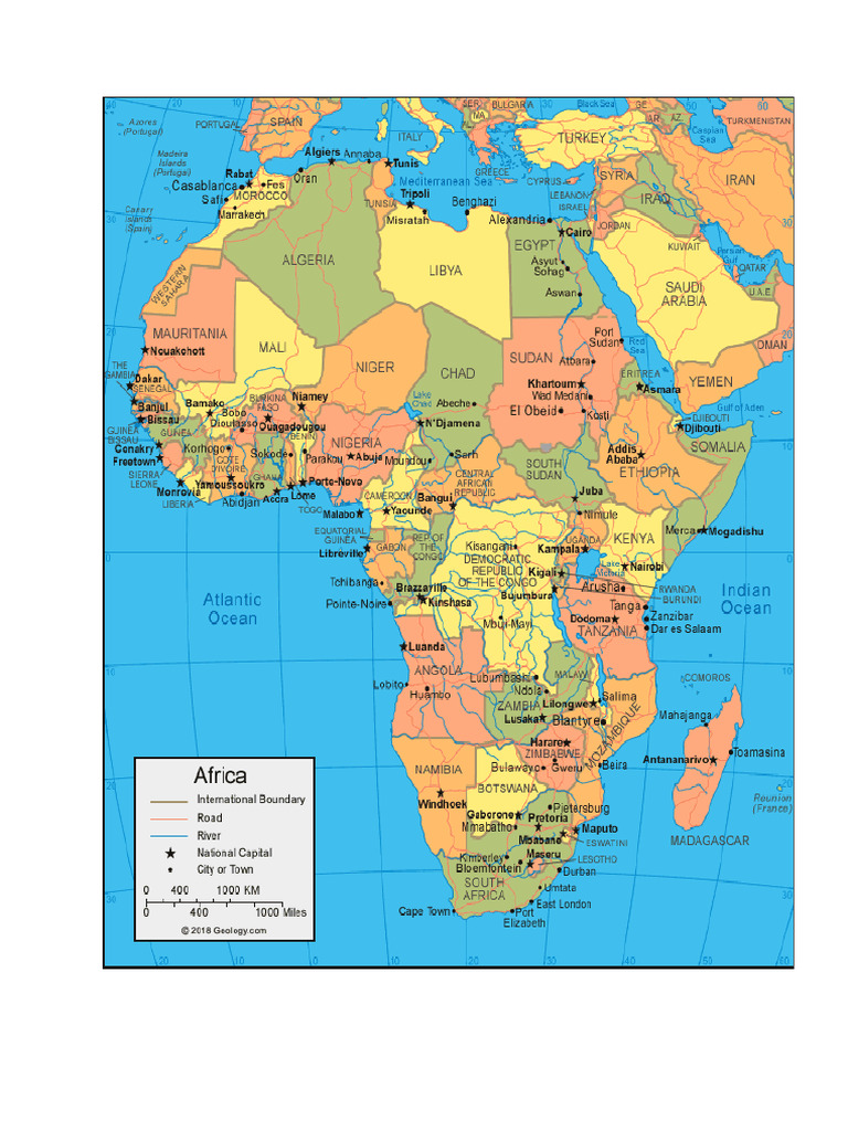 Map of Africa | PDF