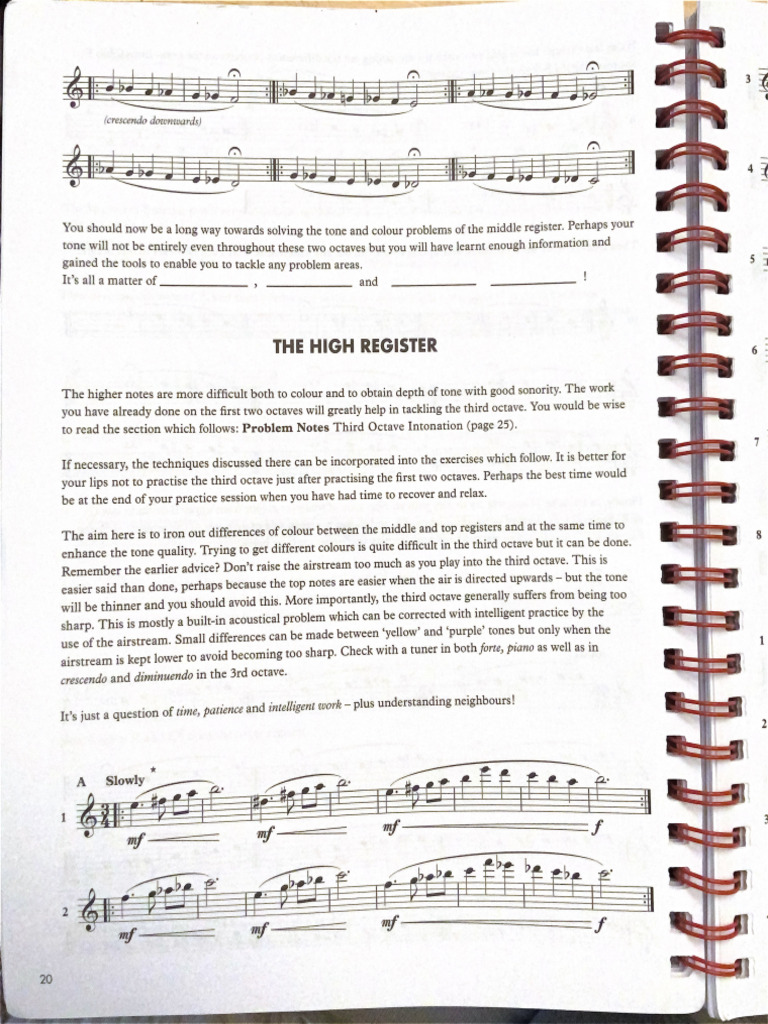 High Register Trevor Wye | PDF