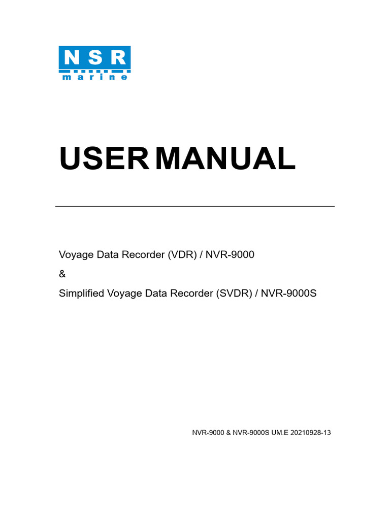 VDR & SVDR User Manual NVR-9000 Series | PDF | Switch | Network Switch