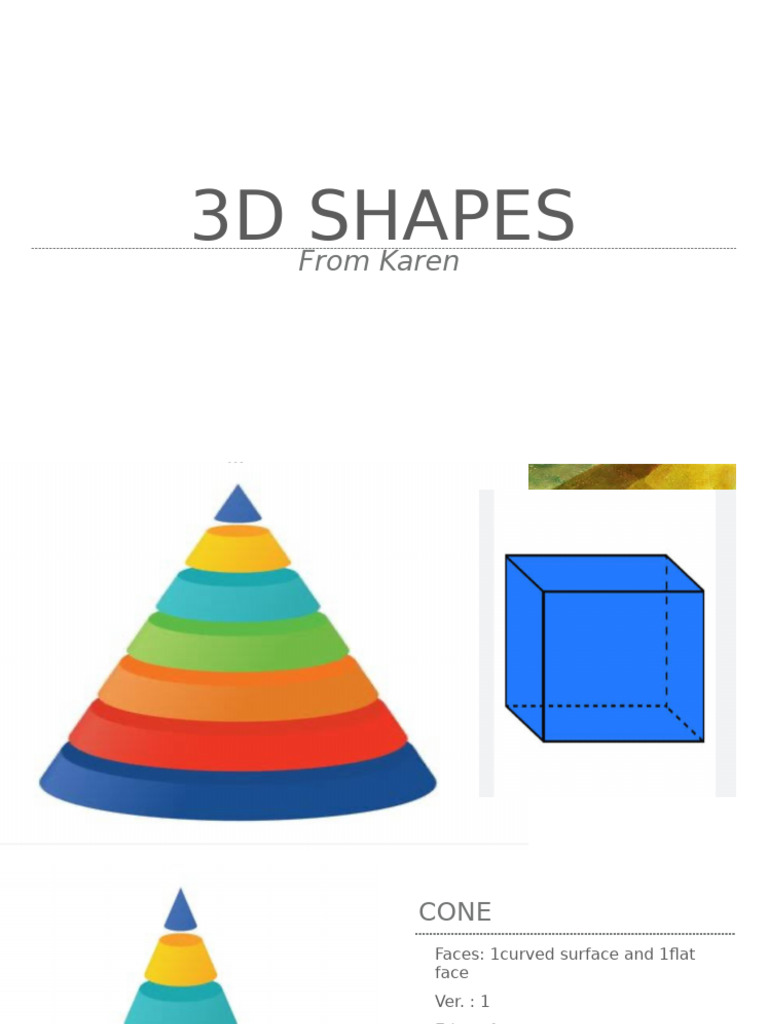 Overview of 3D Shapes and Properties | PDF