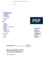 BS en 14704-1 2005 Determination of The Elasticity of Fabri