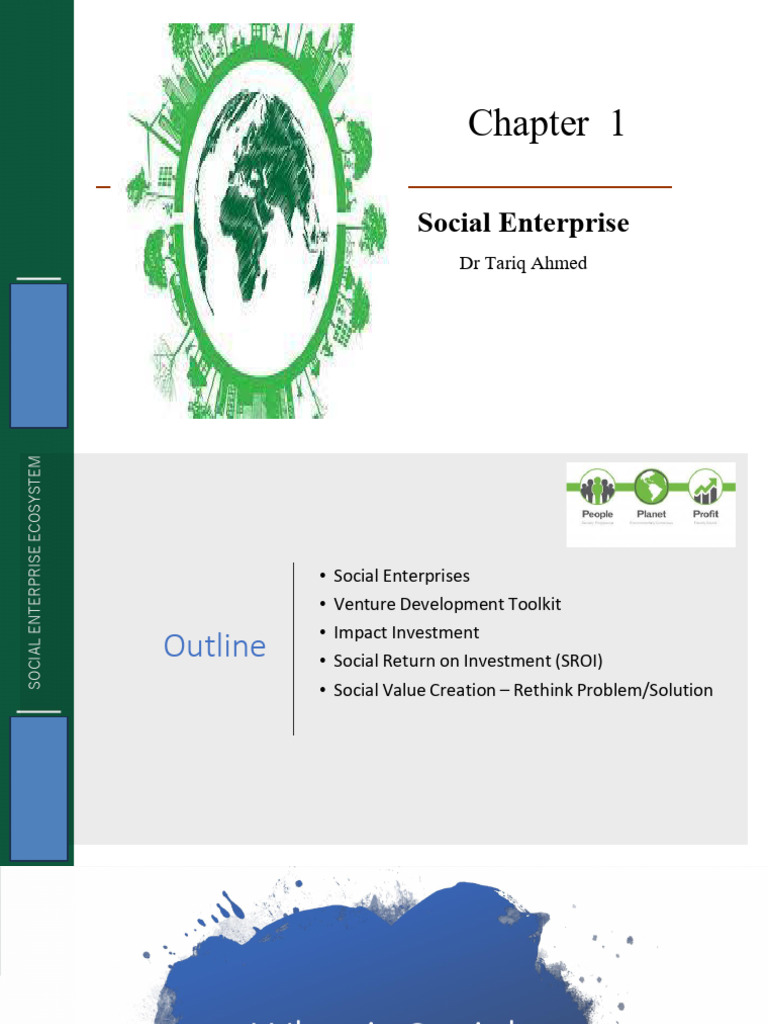 Introduction To Social Enterprise Pdf Entrepreneurship Social