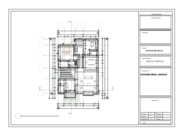 Ground Floor Plan for Residential Project | PDF